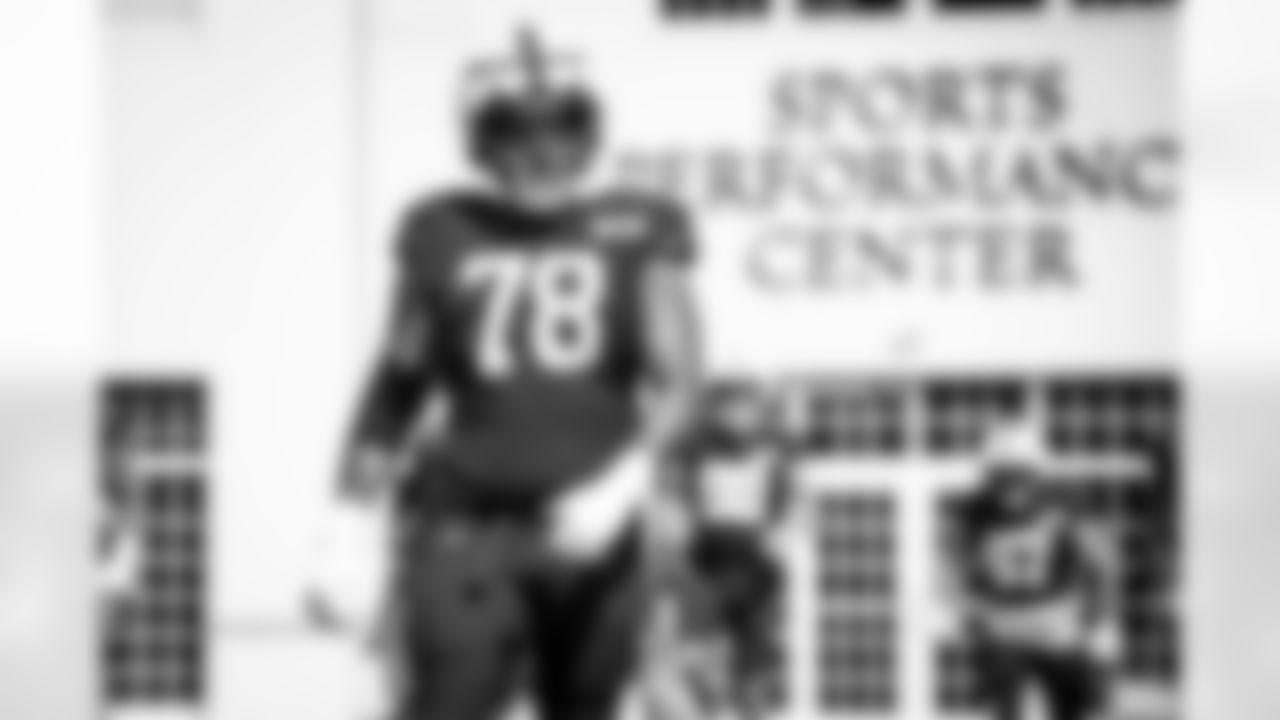 Offensive tackle Jack Conklin (78) during Day 4 of Training Camp at The Greenbrier on July 28, 2023.