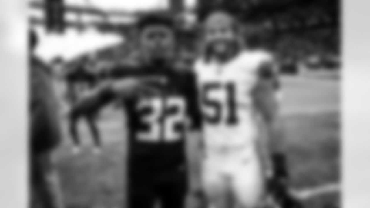 Linebacker Jordan Kunaszyk (51) after a NFL football game between the Cleveland Browns and Atlanta Falcons on October 2, 2022 at Mercedes-Benz Stadium. The Browns lost 20-23.
