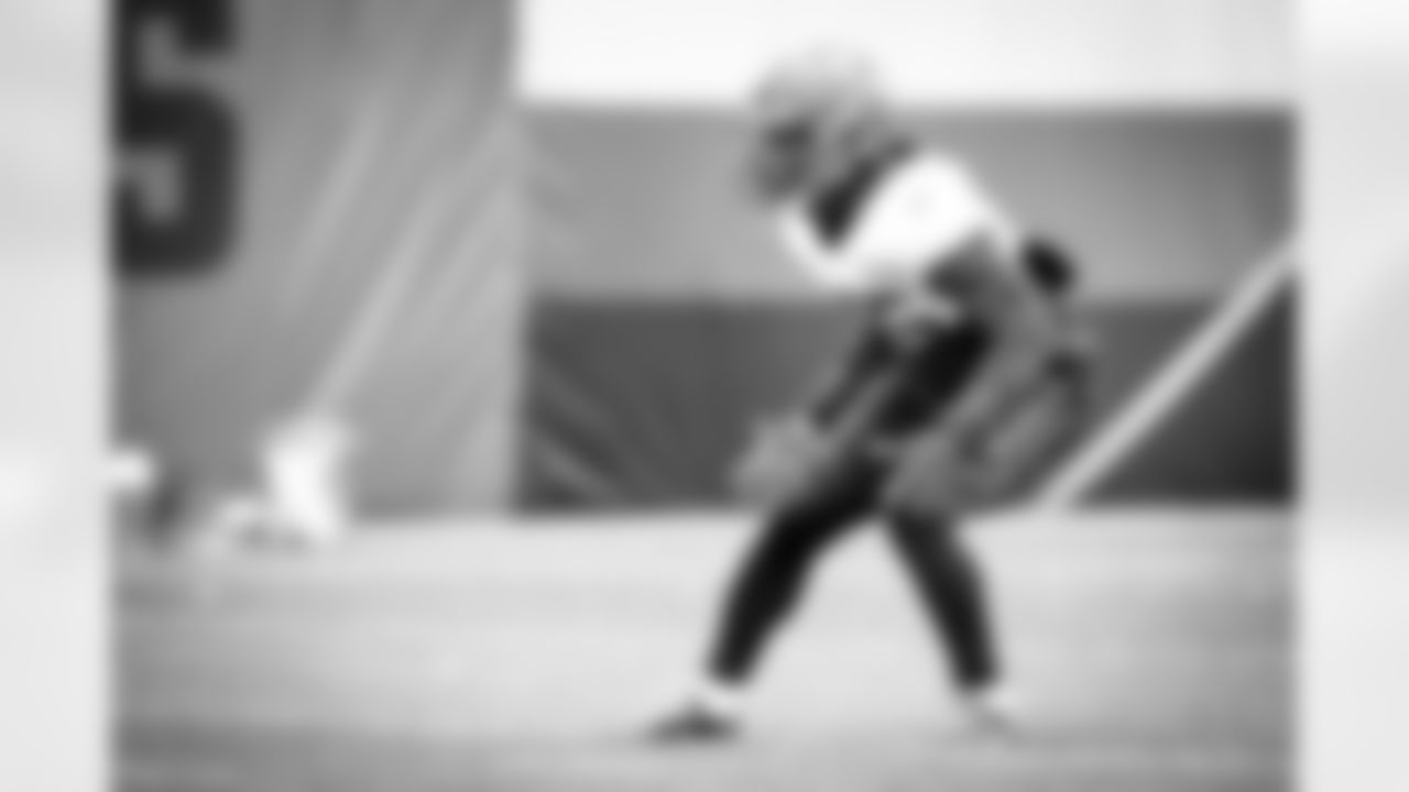 Safety Jovante Moffatt (35) during practice on September 30, 2020