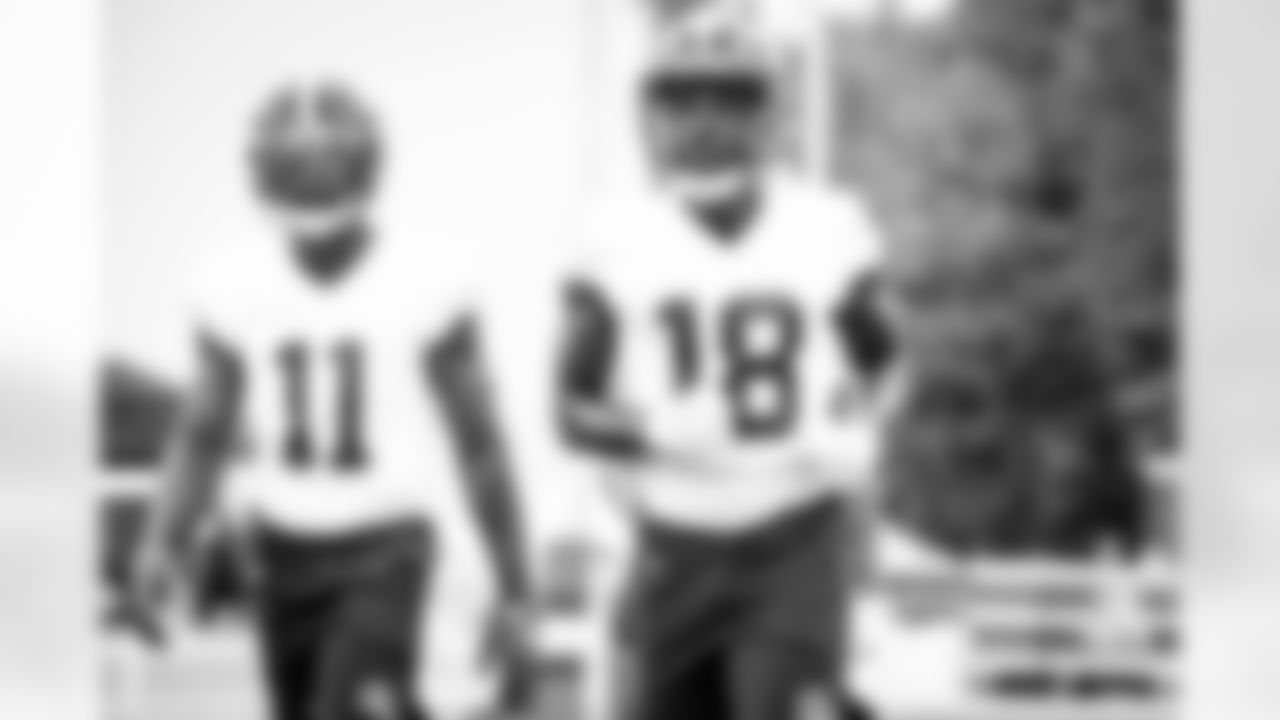 Davion Davis during the fourteenth day of training camp on August 17, 2021.