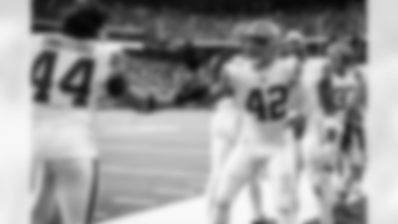 Linebacker Tony Fields II (42) during a NFL football game between the Cleveland Browns and Houston Texans on December 4, 2022 at NRG Stadium. The Browns won 27-14.