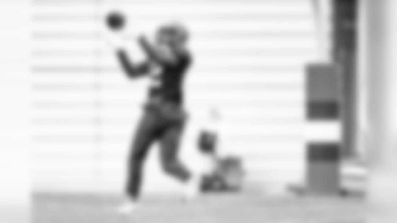 Wide receiver KhaDarel Hodge (12) during practice on October 30, 2019