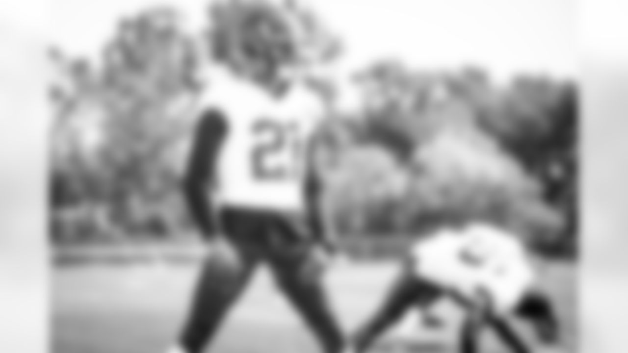 Cornerback Denzel Ward (21) during practice on September 23, 2020