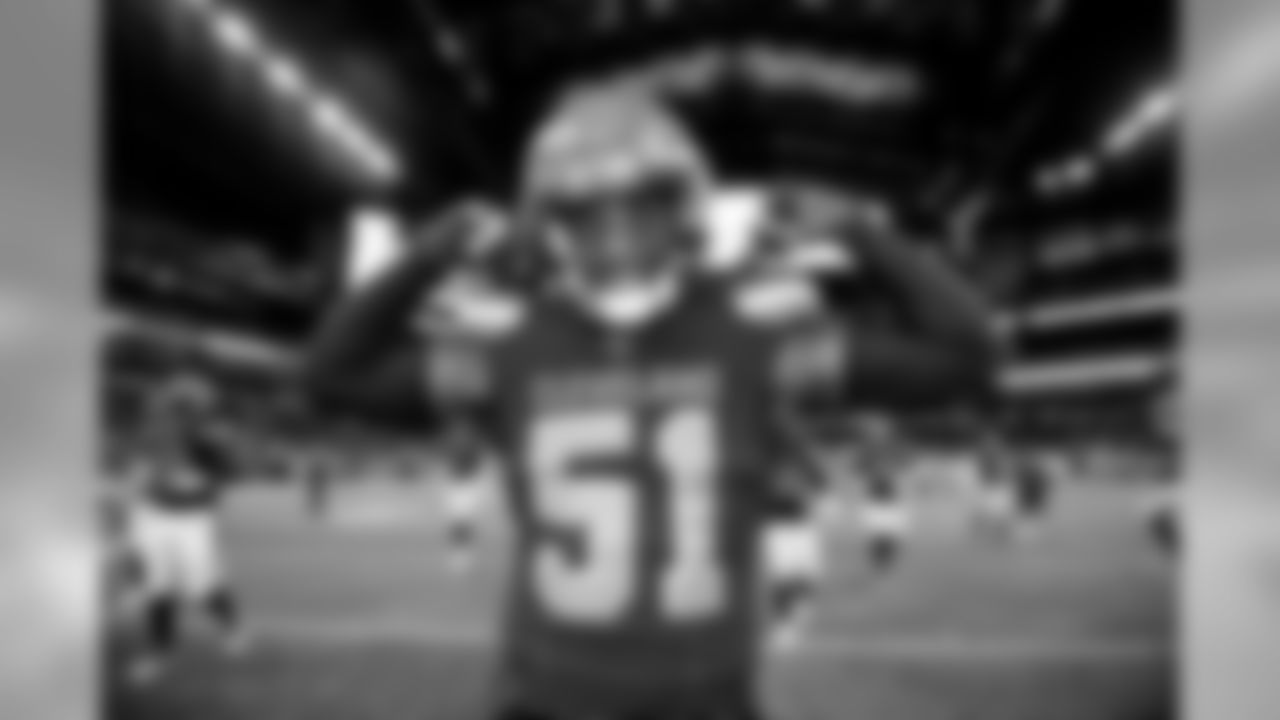 Linebacker Mack Wilson (51) before the Browns vs. Colts preseason game.