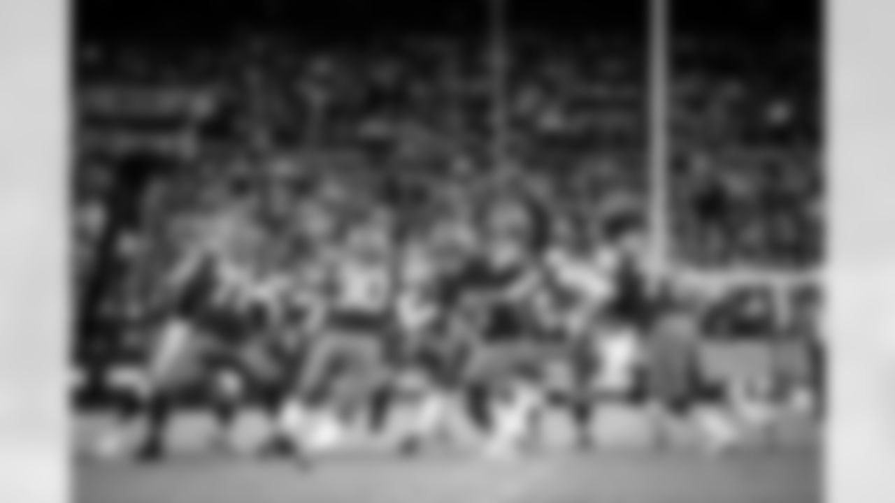 Quarterback Case Keenum (5) during a NFL football game between the Denver Broncos and Cleveland Browns on Thursday Night Football on October 21, 2021 at FirstEnergy Stadium. The Browns won 17-14.