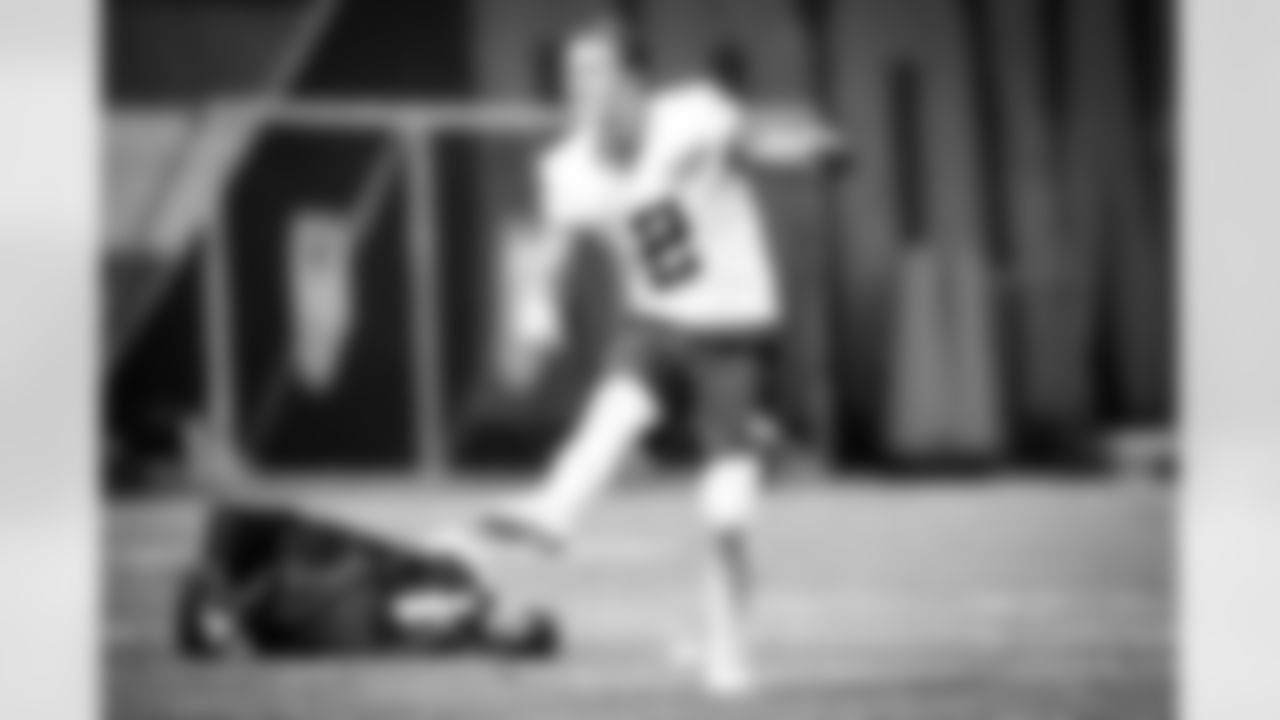 Kicker Cody Parkey (2) during practice on September 15, 2020