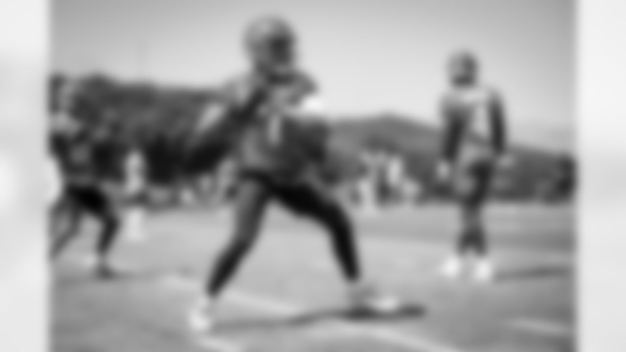 Quarterback Kellen Mond (7) during Day One of Training Camp at The Greenbrier on July 24, 2023.