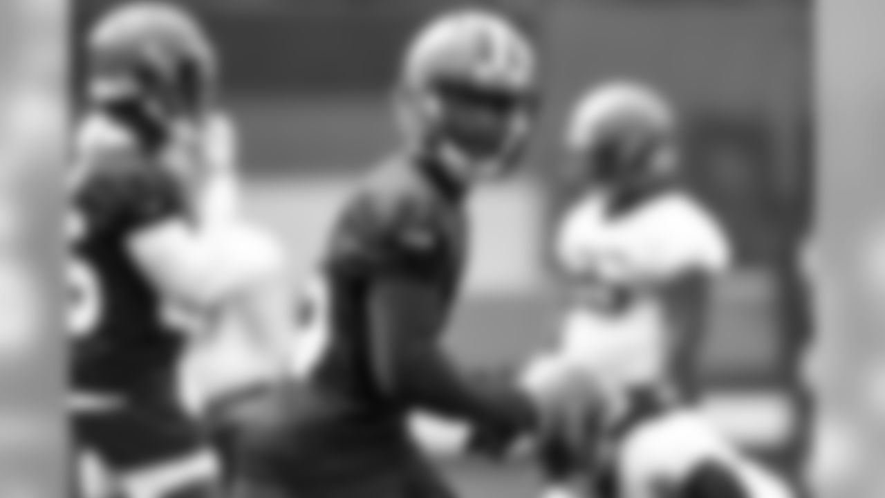 Wide receiver Taywan Taylor (10) during practice on September 2, 2019