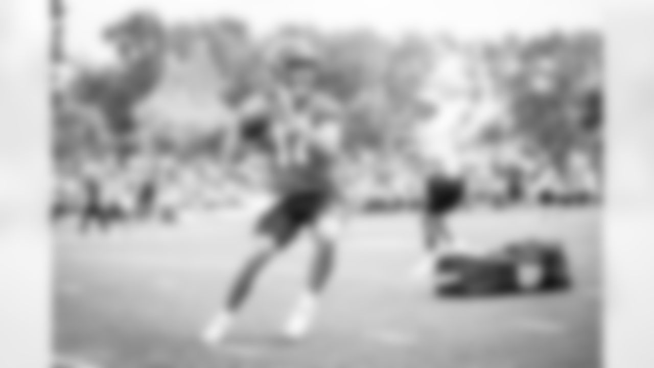 Quarterback Kyle Lauletta (17) during the fifteenth day of training camp on August 18, 2021.