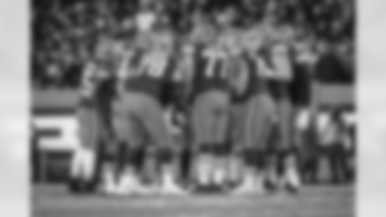The offense during a NFL football game between the Baltimore Ravens and Cleveland Browns on December 17, 2022 at FirstEnergy Stadium.