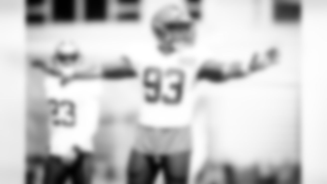 Linebacker B.J. Goodson (93) during practice on August 25, 2020