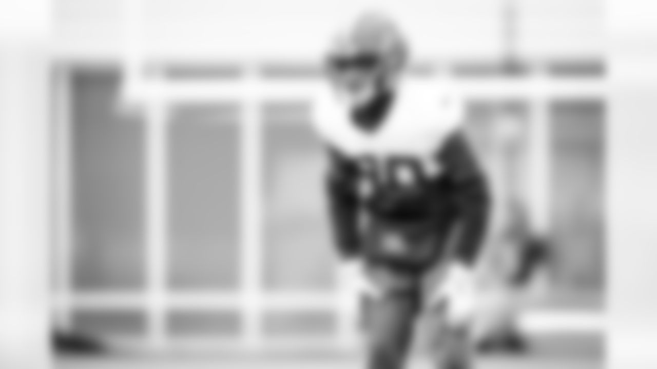 Cornerback Greg Newsome II (20) during practice on December 8, 2021.