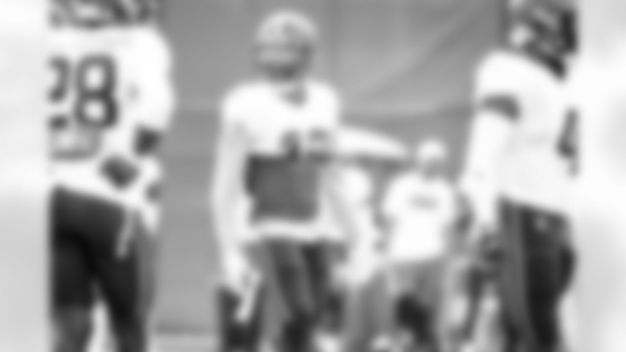 Safety John Johnson III (43) during the first day of joint practices with the New York Giants on August 19, 2021.