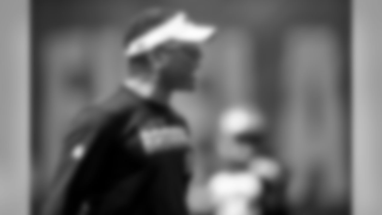 Defensive Coordinator Steve Wilks during the fifth day of training camp on July 29, 2019.
