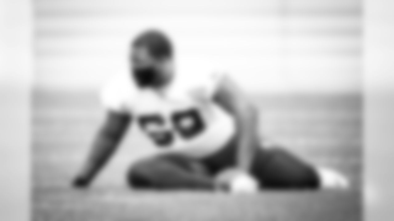 Defensive tackle Jeffery Whatley (69) during workouts on August 4, 2020