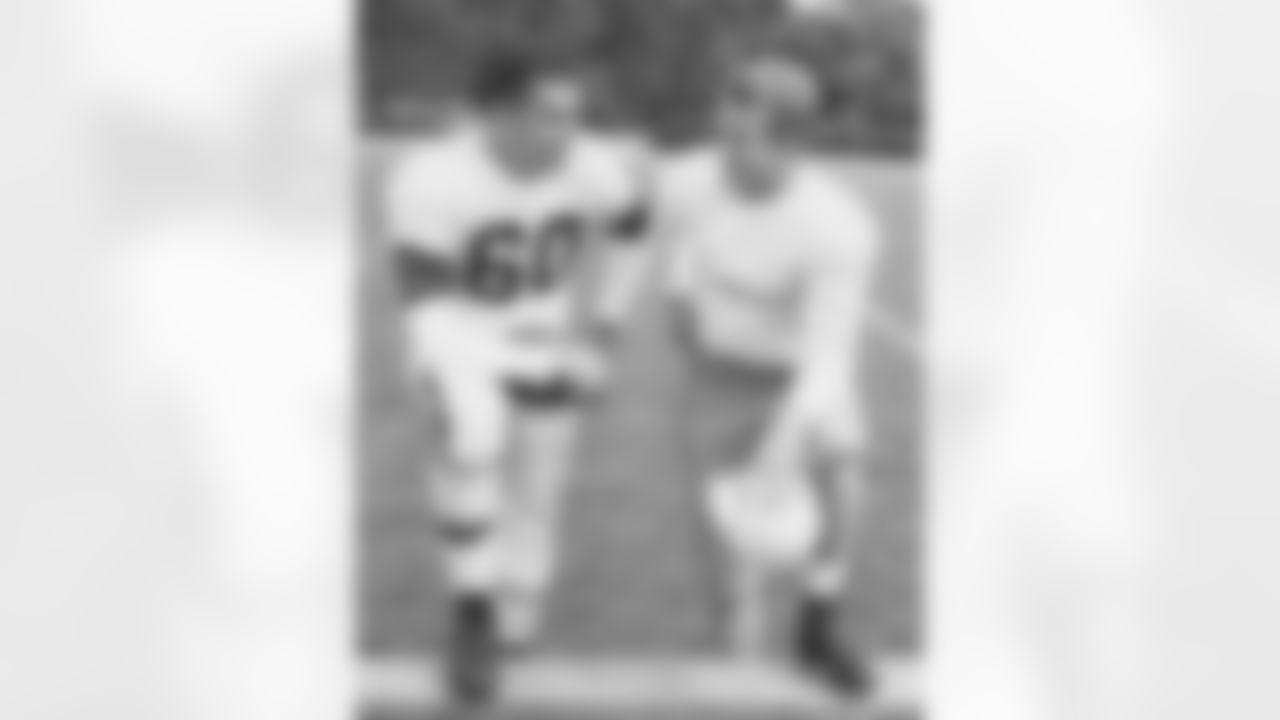 Otto Graham entered the game as a back up to Cliff Lewis who threw for the first TD in team history in the first quarter.