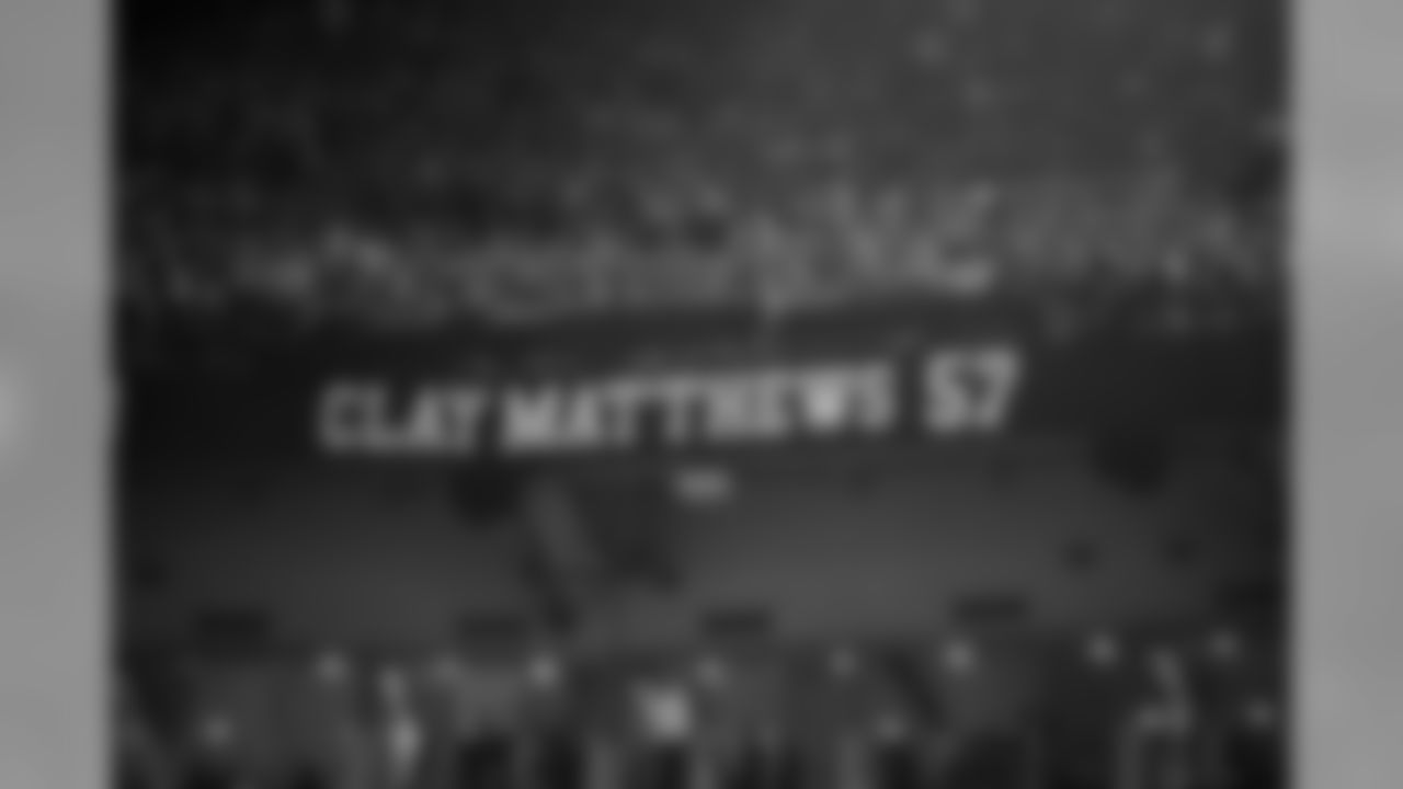 Clay Matthews Ring of Honor ceremony on September 22, 2019