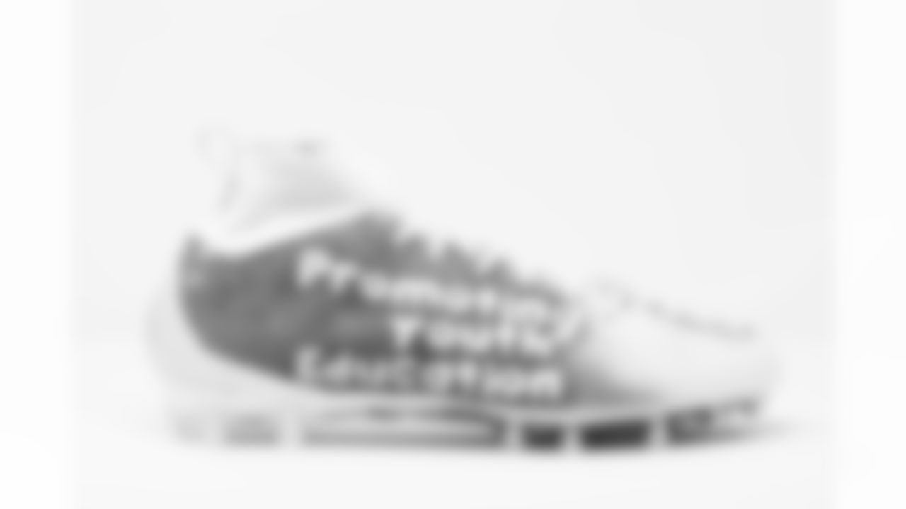 TAMPA, FL - DECEMBER 02, 2020 - Tight End O.J. Howard #80 of the Tampa Bay Buccaneers' cleats for My Cause My Cleats. Photo By Kyle Zedaker/Tampa Bay Buccaneers