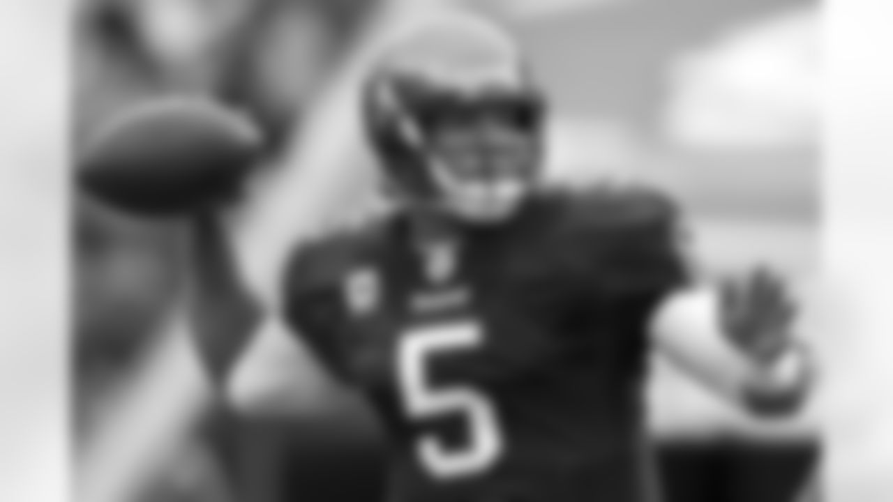 5 QB Josh Freeman drops back to scan the field for an open target