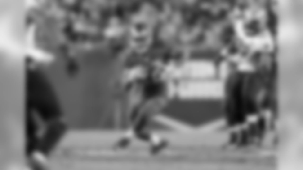 22 RB Doug Martin is ranked 8th in rushing attempts per game with 18.3.