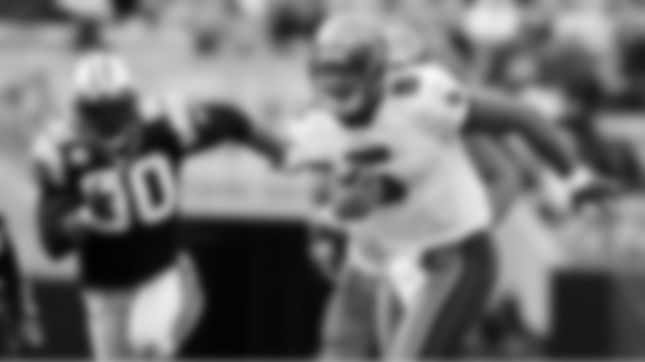 5 QB Josh Freeman had 30 yards rushing in the game against Carolina