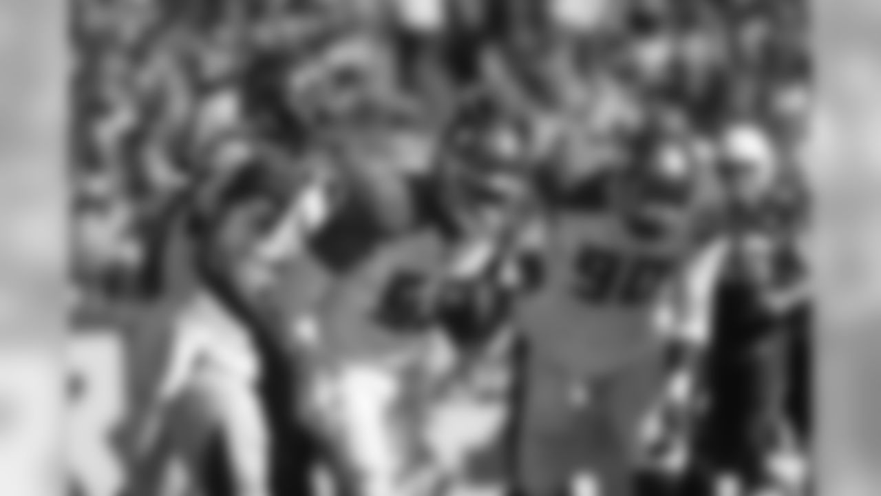 ILB Lavonte David, No. 54, OLB Shaquil Barrett, No. 58 & OLB Jason Pierre-Paul, No. 90