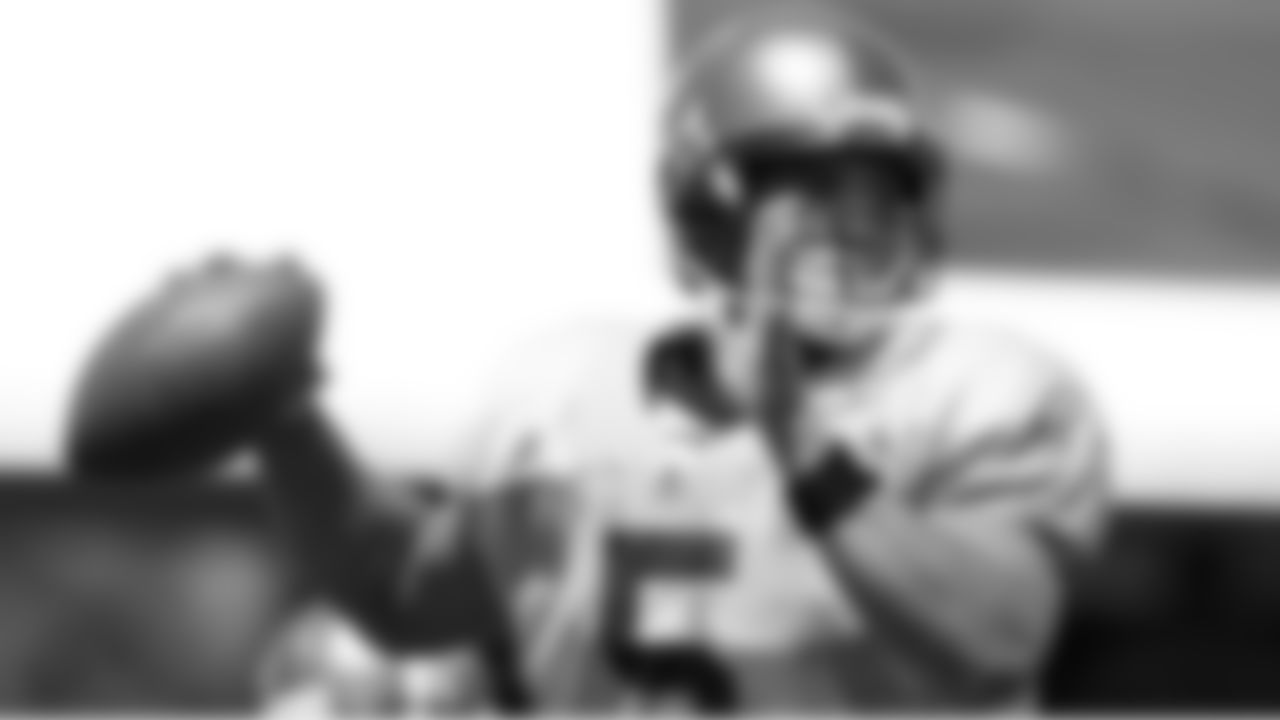 QB Josh Freeman gets ready to release a pass out to the right side