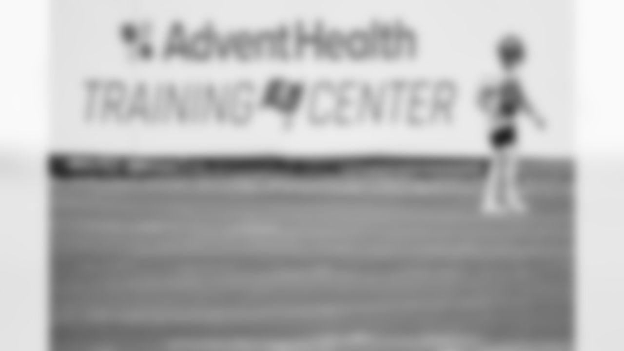TAMPA, FL - June 07, 2023 - Running Back Patrick Laird #25 of the Tampa Bay Buccaneers during OTA's at AdventHealth Training Center. Photo By Kyle Zedaker/Tampa Bay Buccaneers
