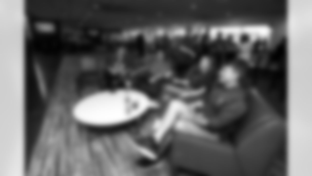 TAMPA, FL - January 01, 2023 - Fans in the Hyundai Club during the game between the Carolina Panthers and Tampa Bay Buccaneers at Raymond James Stadium. The Bucs won the game, 30-24. Photo By Tyler Schank/Tampa Bay Buccaneers