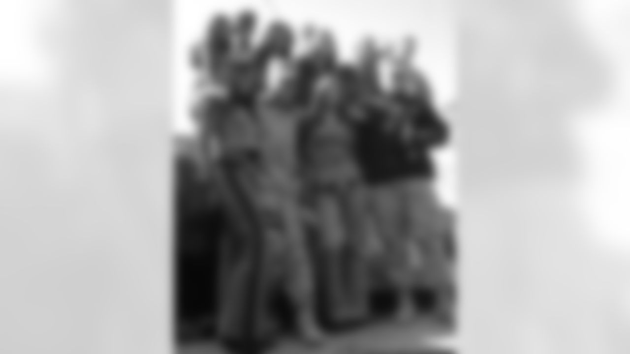 The cheerleaders succeeded in their mission to bring some cheer to the soldiers overseas