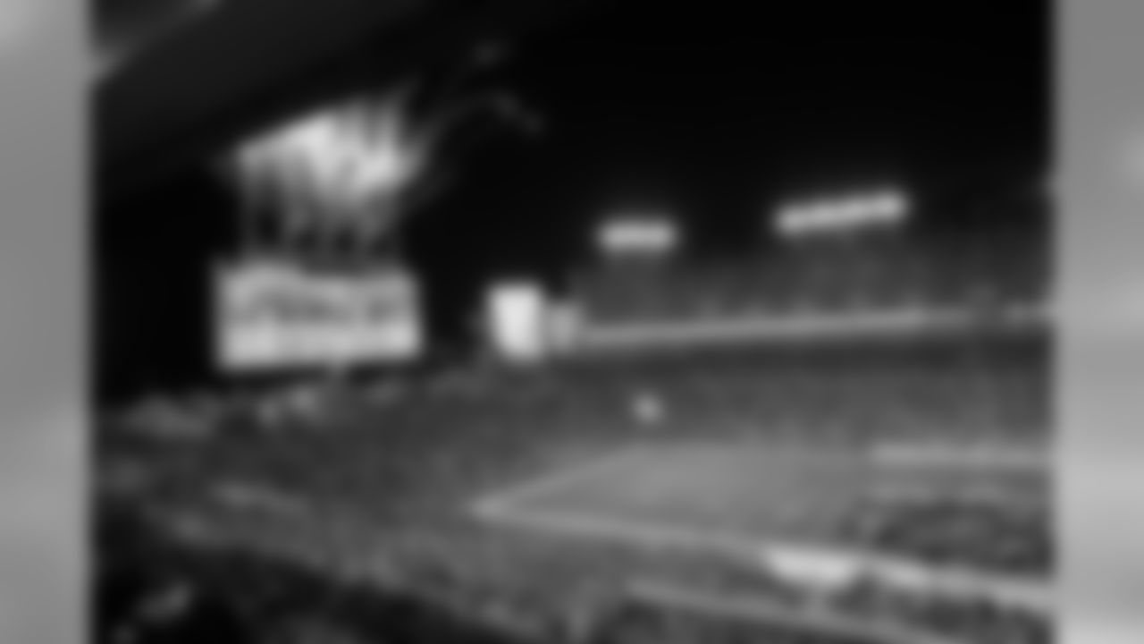Fireworks from John Lynch's Ring of Honor Ceremony