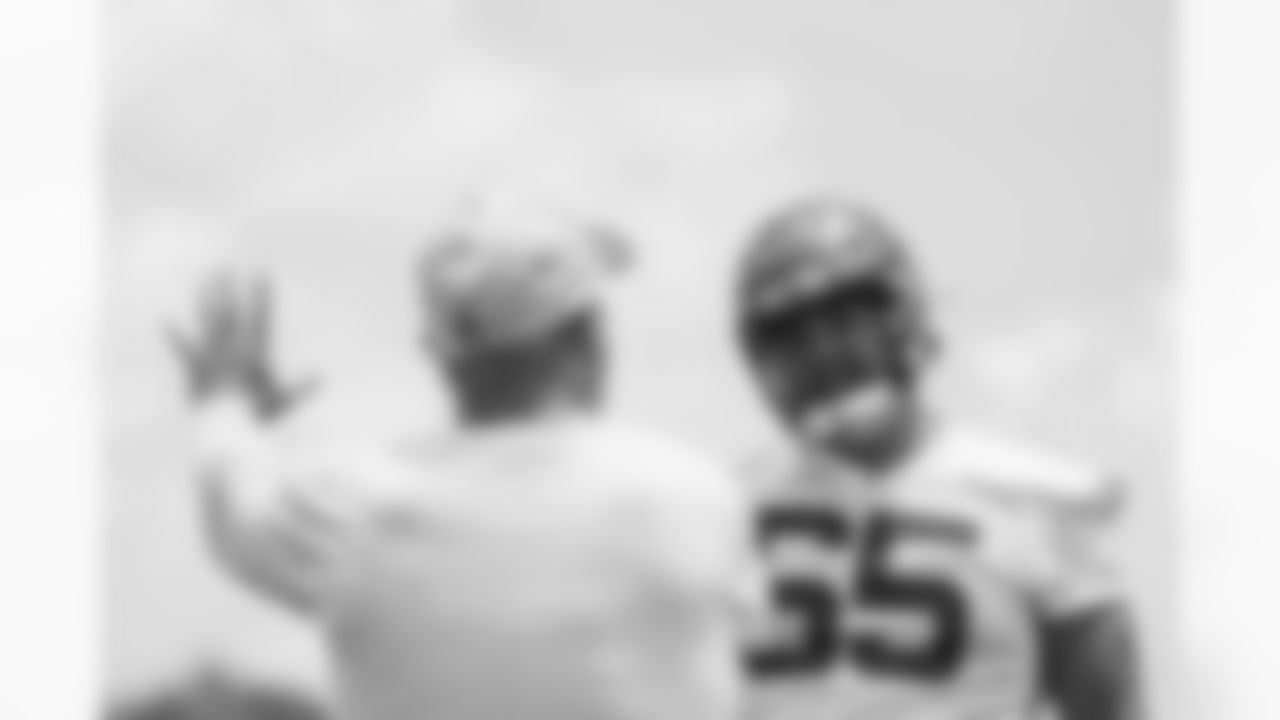 TAMPA, FL - May 14, 2022 - Offensive Lineman Dylan Cook #65 of the Tampa Bay Buccaneers during 2022 Rookie Mini Camp at AdventHealth Training Center. Photo By Tori Richman/Tampa Bay Buccaneers