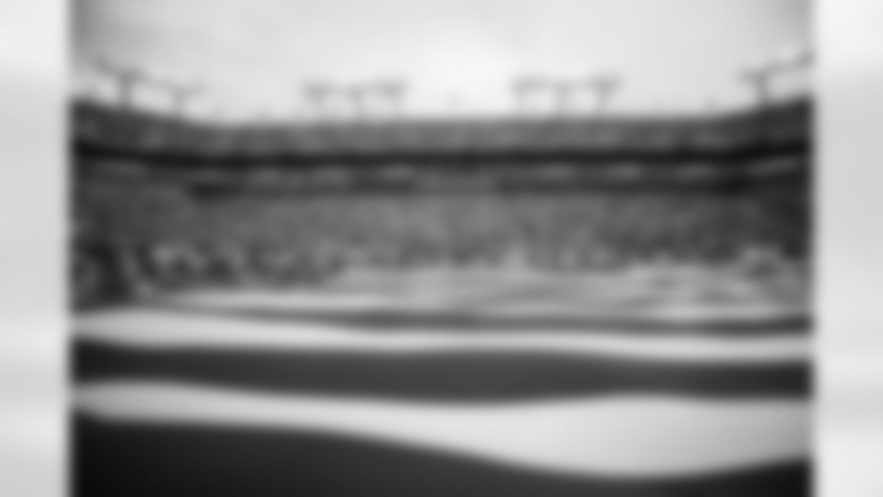 TAMPA, FL - October 24, 2021 - A general view during the National Anthem before the game between the Chicago Bears and Tampa Bay Buccaneers at Raymond James Stadium. The Buccaneers won the game, 38-3. Photo By Matt May/Tampa Bay Buccaneers