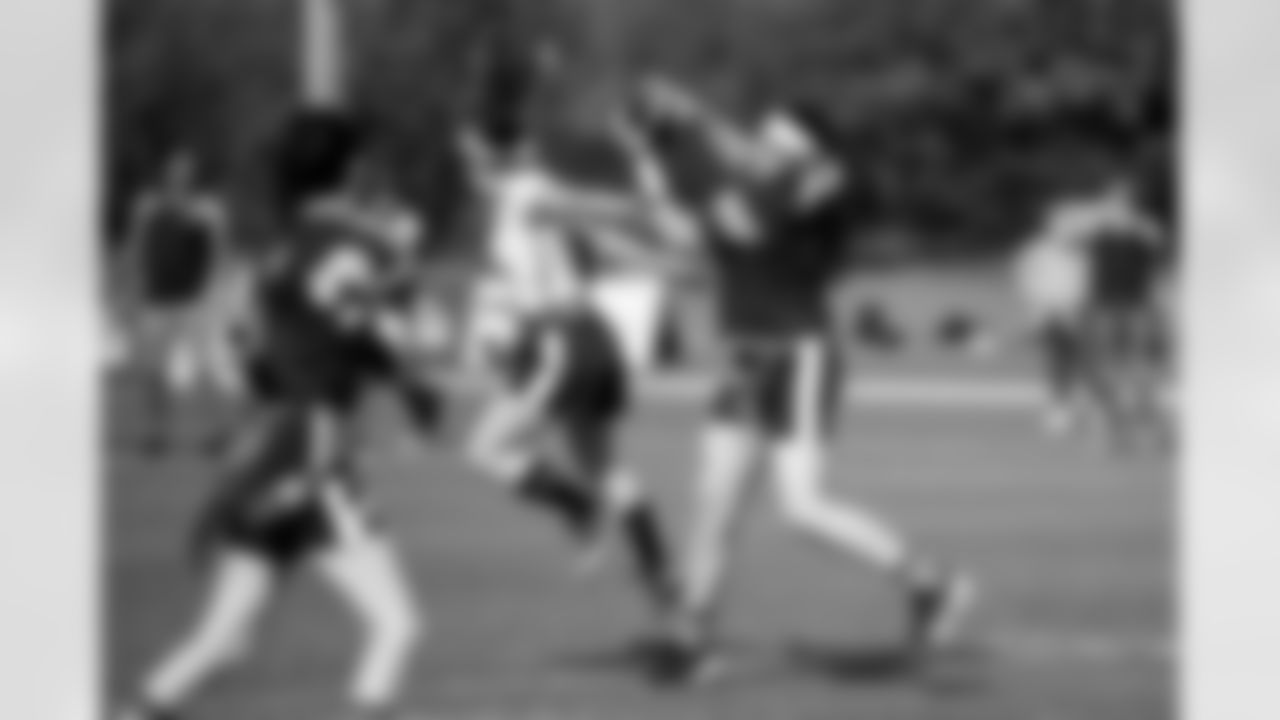 TAMPA, FL - February 25, 2021 - Athletes compete during the 2021 Girls Flag Football Preseason Classic at Tampa Sportsplex. Photo By Tori Richman/Tampa Bay Buccaneers