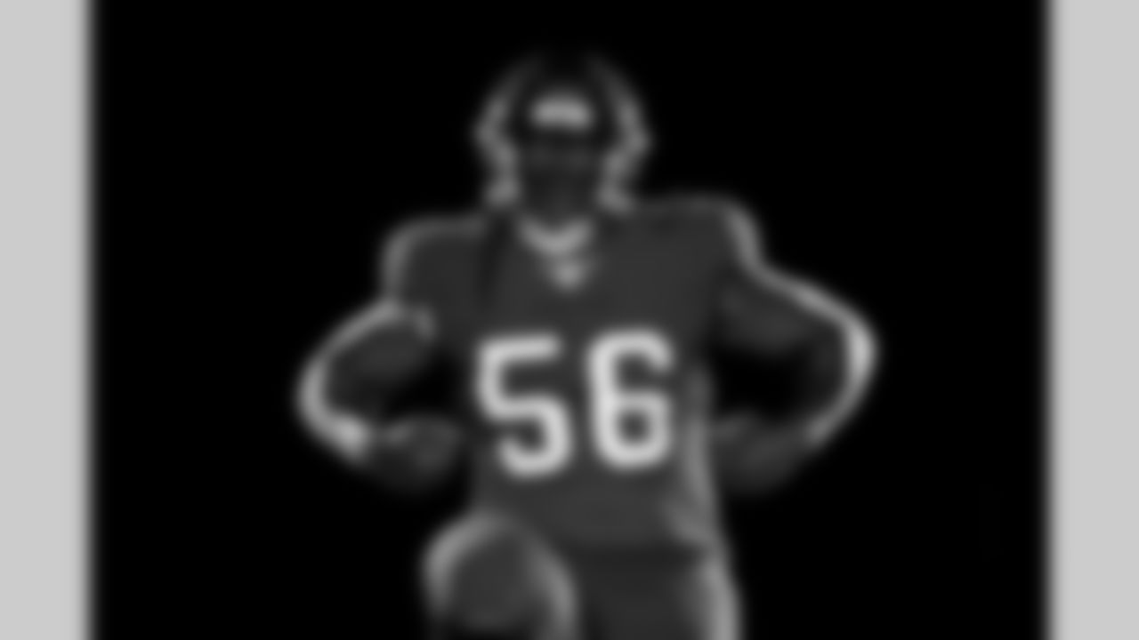 TAMPA, FL - June 07, 2021 - Defensive Tackle Rakeem Nunez-Roches #56 of the Tampa Bay Buccaneers during 2021 Asset Shoot. Photo By Tori Richman/Tampa Bay Buccaneers
