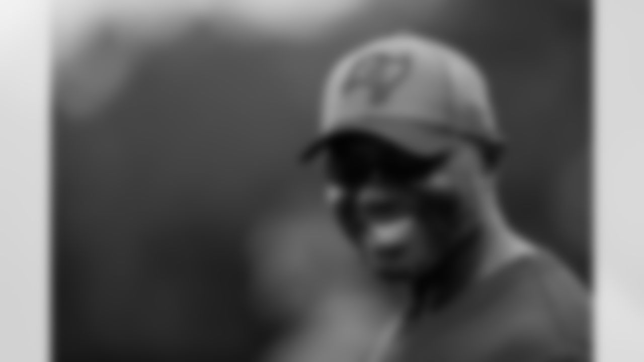 TAMPA, FL - May 14, 2022 - Head Coach Todd Bowles of the Tampa Bay Buccaneers during 2022 Rookie Mini Camp at AdventHealth Training Center. Photo By Tori Richman/Tampa Bay Buccaneers