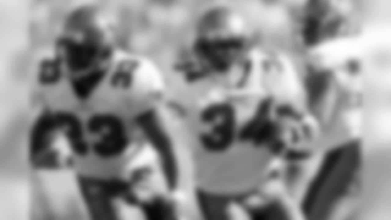 34 RB Earnest Graham rushed for 62 yards from 19 carries in the game