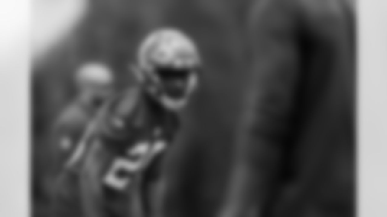 TAMPA, FL - May 13, 2022 - Defensive Back J.T. Wahee #28 of the Tampa Bay Buccaneersduring 2022 Rookie Mini Camp at AdventHealth Training Center. Photo By Tori Richman/Tampa Bay Buccaneers