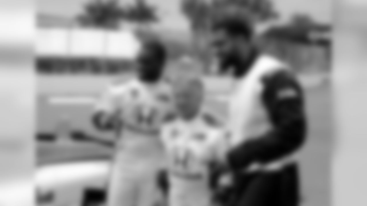 S Major Wright, Mario Andretti and TE Austin Seferian-Jenkins