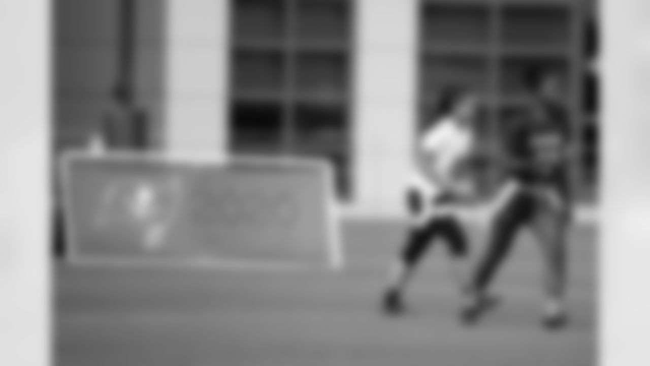 TAMPA, FL - FEBRUARY 27, 2020 - Athletes compete on Day 2 of the 2020 Girls Flag Football Preseason Classic at AdventHealth Training Center. Photo By Kyle Zedaker/Tampa Bay Buccaneers