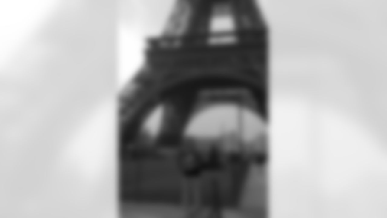 Kerry sends us this photo of himself Hoisting the Flag in Paris, France at the Eiffel Tower!