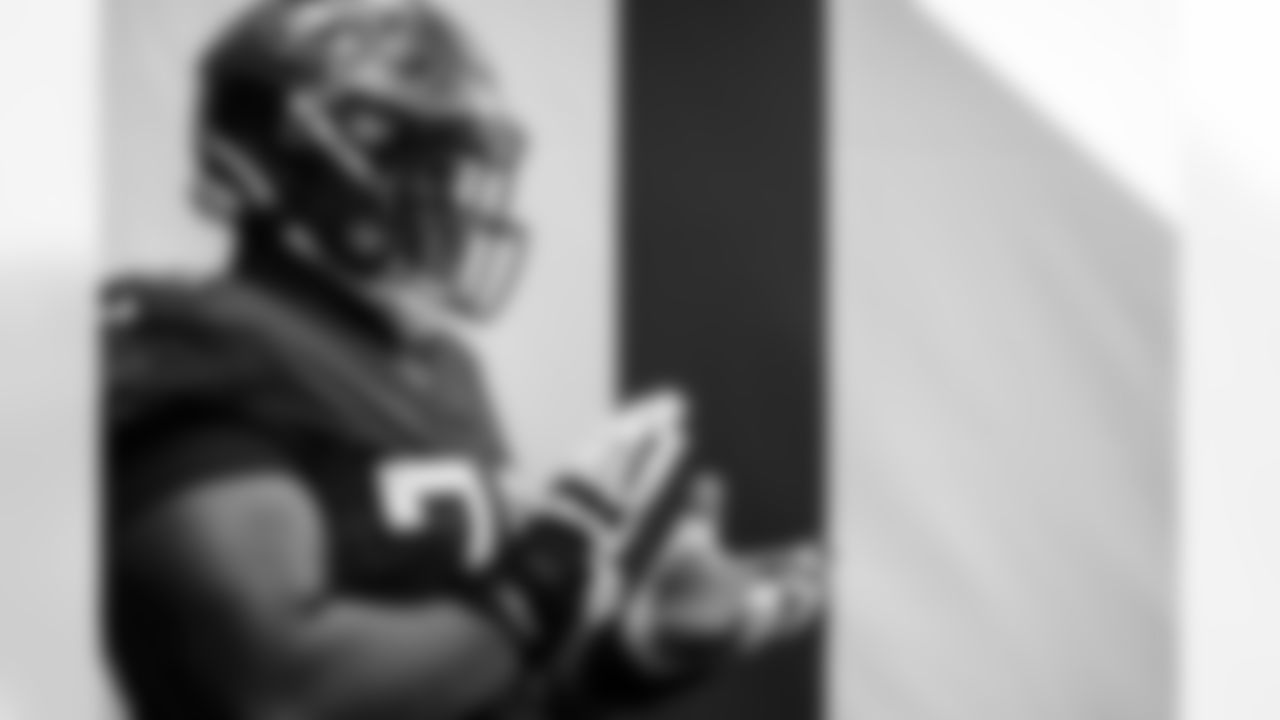 TAMPA, FL - DECEMBER 13, 2020 - Tackle Tristan Wirfs #78 of the Tampa Bay Buccaneers before the game between the Minnesota Vikings and Tampa Bay Buccaneers at Raymond James Stadium. The Buccaneers won the game, 26-14. Photo By Kyle Zedaker/Tampa Bay Buccaneers