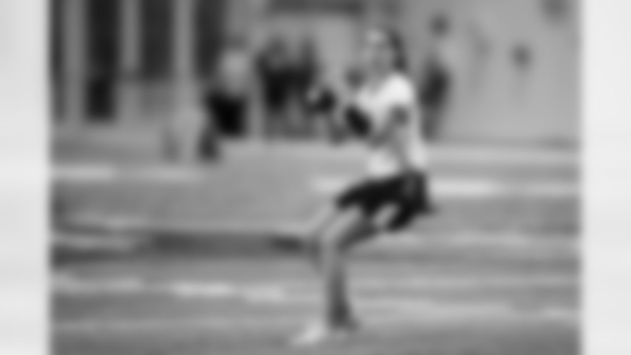 TAMPA, FL - FEBRUARY 26, 2020 - Female athletes compete on Day 1 of the 2020 Girls Flag Football Preseason Classic at AdventHealth Training Center. Photo By Kyle Zedaker/Tampa Bay Buccaneers
