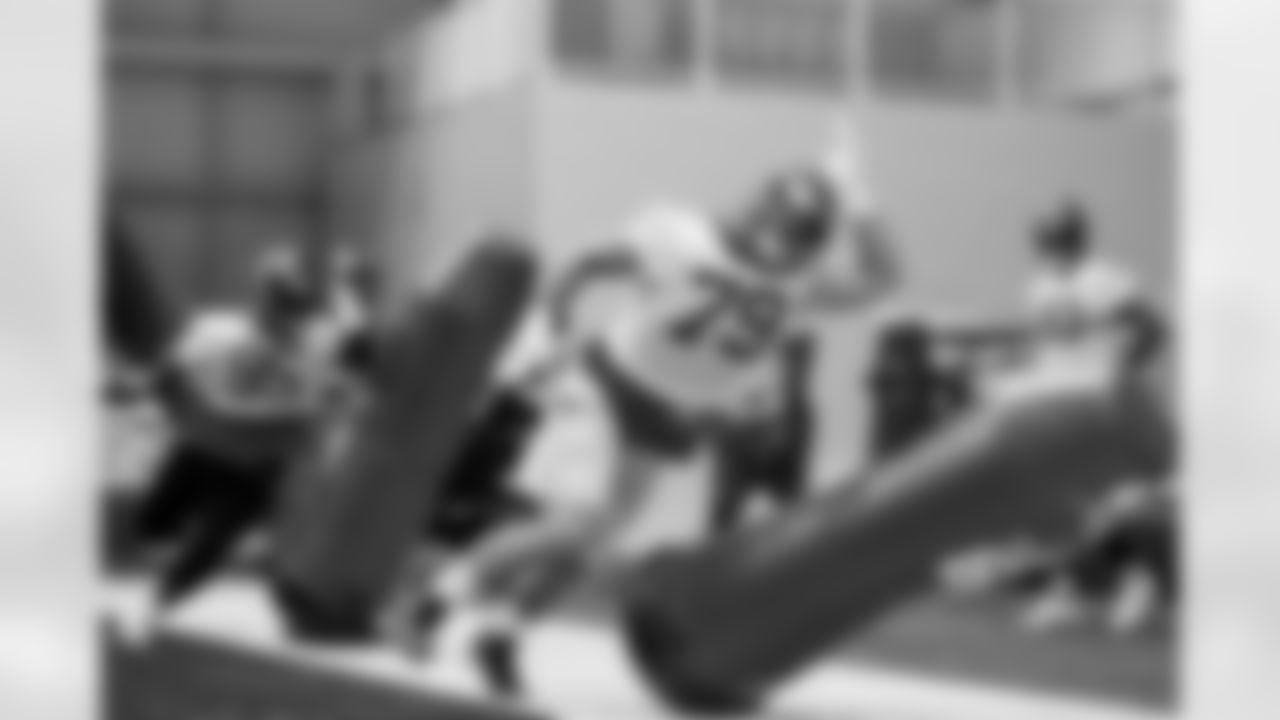 TAMPA, FL - December 15, 2022 - Defensive Lineman Patrick O'Connor #79 of the Tampa Bay Buccaneers during practice at AdventHealth Training Center. Photo By Tori Richman/Tampa Bay Buccaneers