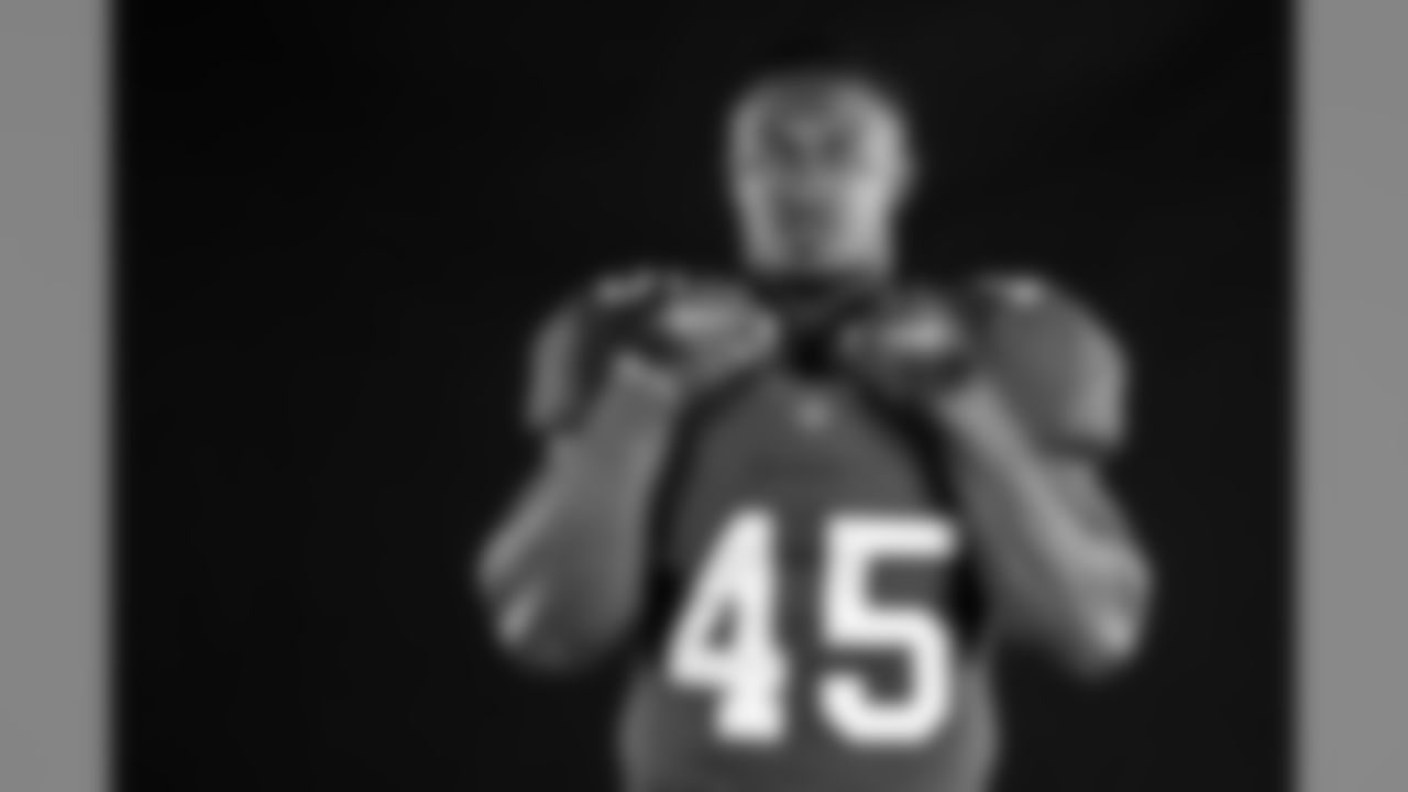 TAMPA, FL - Inside Linebacker Devin White #45 in the Buccaneers' new alternate uniform. Photo by Tampa Bay Buccaneers