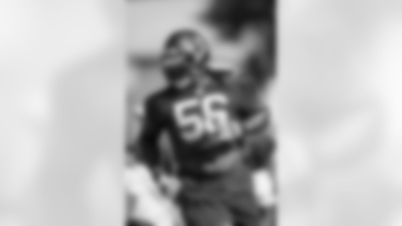 TAMPA, FL - June 07, 2022 - Defensive Tackle Rakeem Nunez-Roches #56 of the Tampa Bay Buccaneers during Minicamp at AdventHealth Training Center. Photo By Kyle Zedaker/Tampa Bay Buccaneers