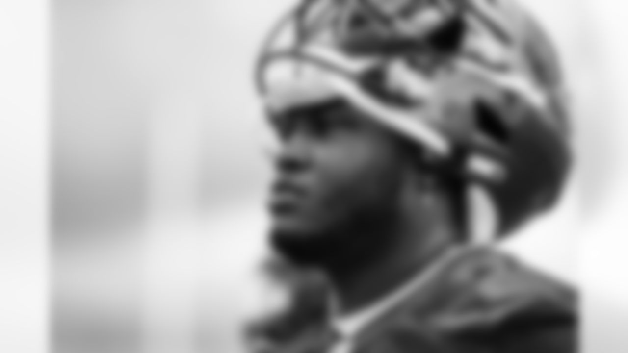 TAMPA, FL - JUNE 02, 2021 - Outside Linebacker Ladarius Hamilton of the Tampa Bay Buccaneers during day 5 of OTA's at AdventHealth Training Center. Photo By Tori Richman/Tampa Bay Buccaneers