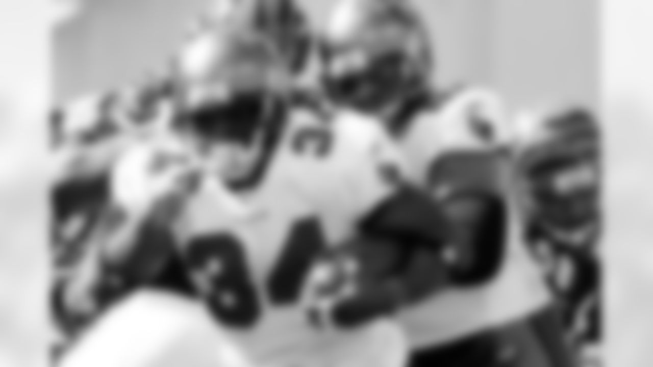 34 RB Earnest Graham breaks out for 61 yards on a carry