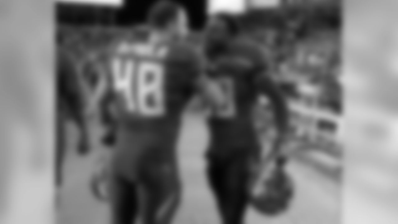48 LS Andrew DePaola and #30 S Bradley McDougald