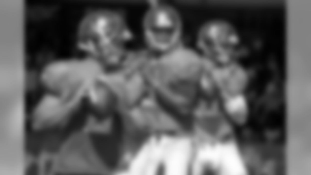 6 QB Dan LeFevour, #3 QB Jameis Winston, and #8 QB Mike Glennon